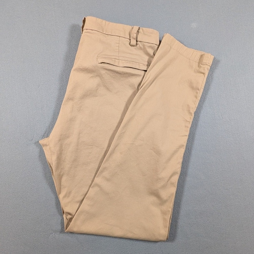 Lululemon Commission Slim-Fit Pants Mens 33 Khaki Warpstreme Chino